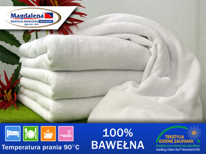 RĘCZNIK HOTELOWY BIAŁY 600G 50x90 HOTEL LUKRECJA