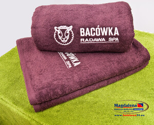 Ręcznik SPA Digonal brązowy